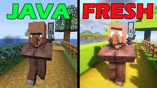 Java Vs Fresh Animations In Minecraft [upl. by Nicolau]