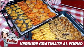 VERDURE GRATINATE AL FORNO  così croccanti e saporite non le hai mai mangiate [upl. by Tynan]