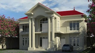 Revit Complete Project 17  Modeling Classic House In Revit Part 3 [upl. by Jemena]