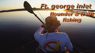 Ft George inlet flounder and trout fishing [upl. by Vania]