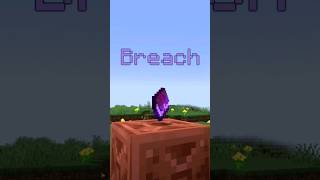 MACES NEW ENCHENT Breach13 minecraft gaming mace [upl. by Pratte]