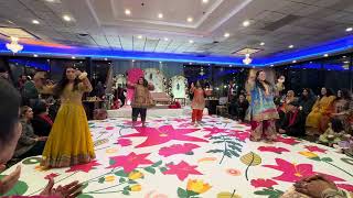 Mehndi Dance 2024  Sidra amp Sarim  Saregama Carvaan Medley Maghron La 2 Step Bhangra [upl. by Sorilda]