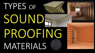 Types of Sound Proofing Materials  Home Theater  Acoustic Planning [upl. by Elyr110]