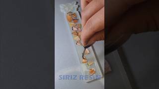 Resin ruler with colored pencil resinart resincrafts epoxy craft [upl. by Mohandas779]