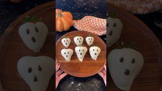 Spooky strawberries 🍓👻 🎃 halloween snacks treats chocolate cute [upl. by Alberto]