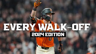 Every WalkOff Win of the San Francisco Giants 2024 Season [upl. by Consalve]