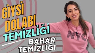 Giysi Dolabı Düzenleme  Gardrop Temizliği  Giysi Dolabında Bahar Temizliği [upl. by Oremo]