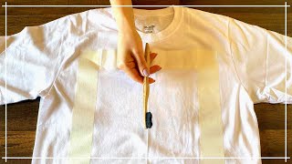 Amazing Toothbrush Painting Technique On Tshirt [upl. by Aeniah]