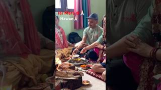 Hawan Pujan🙏🏻❤️🙏🏻 short hawan pujan yt hinduculture [upl. by Notlih844]