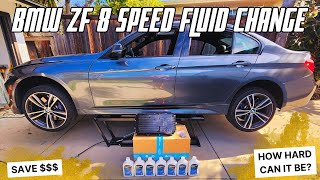 Change Your Own BMW Transmission Fluid and Save   ZF 8HP Service DIY [upl. by Airat]