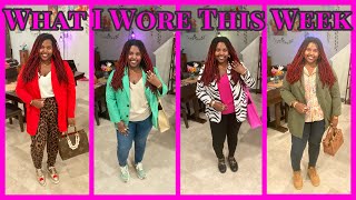 SHEIN PLUS SIZE WORK OUTFITS SIZE 2X 1416 What I Wore To Work This Week Episode 12 TheCompletedLook [upl. by Stone]