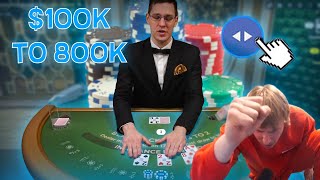 100K TO 800K BLACKJACK SESSION HUGE COMEBACK [upl. by Oznohpla]