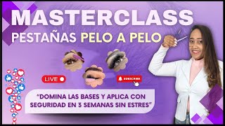 🌟Materclass de PESTAÑAS PELO A PELO🌟🛑para PRINCIPIANTES🛑🔥 pestañaspeloapelo [upl. by Annaya780]