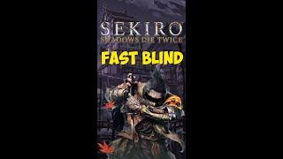 Sekiro quotfastquot Blind Run [upl. by Alyhc]