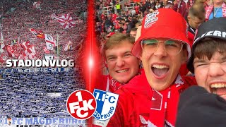 👹🔥 Verdienter PUNKT nach 02 aufm BETZE  1 FC Kaiserslautern  1 FC Magdeburg  Stadionvlog [upl. by Gytle]