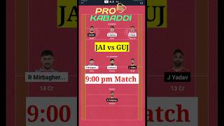 Jaipur Pink Panther vs Gujrat Giants  Pro Kabaddi  jai vs guj dream11 Prediction dream11 [upl. by Nitsir]