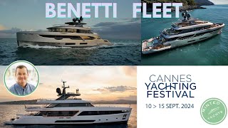 Benetti  Cannes Yachting Festival 2024 Exclusive Look Benetti Oasis 40M amp 34M  Motopanfilo 37M [upl. by Nylehtak]