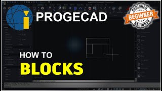 ProgeCAD How To Blocks Tutorials [upl. by Derte]