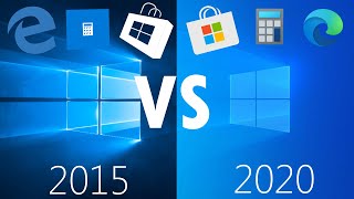 A Look Back at Windows 10 From 2015 1507 vs 2004 [upl. by Ylrehc118]