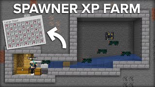 Minecraft Cave Spider Spawner XP Farm  Super Easy Design [upl. by Henry]