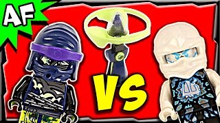 Lego Ninjago WRAYTH vs ZANE Airjitzu Battle amp Review 70744 [upl. by Ause]