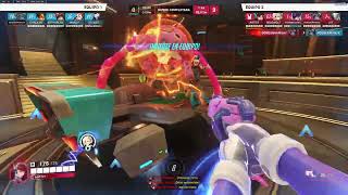 Overwatch 2  Gameplay on Dva competitive Diamond  Circuit Royale 031124 [upl. by Agrippina531]