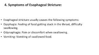 3 Natural Strictures of the Esophagus ID100719 [upl. by Ulysses]