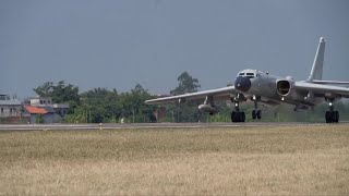 H6K bombers join drills around Taiwan island [upl. by Denni]