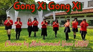 GONG XI GONG XI  Line dance Muhammad Yani [upl. by Nethsa36]