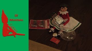 DIY CHRISTMAS ORNAMENT  Elf Adventures  Elf on the Shelf [upl. by Aztin]