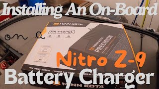 Installing An OnBoard Battery Charger  Minnkota MK 440 PCL Install [upl. by Id]