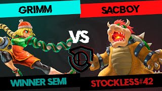 STOCKLESS 42 Winner Semi  Grimm MinMin vs SacBoY Bowser [upl. by Colby]