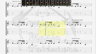 Doors The Gloria GUITAR 1 TAB [upl. by Tegdirb]