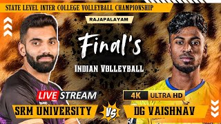 THE FINALS 🔥 SRM IST 🆚 DG VAISHNAV 💥  Live  RAJAPALAYAM [upl. by Deys]