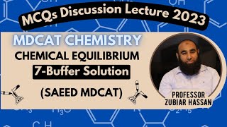 7Buffer Solution  MCQs Discussion Lecture  MDCAT CHEMISTRY [upl. by Tung]