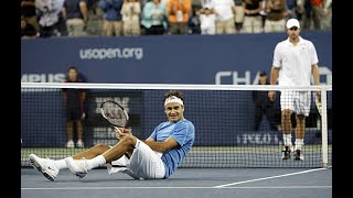 Roger Federer vs Andy Roddick  US Open 2006 Final Highlights [upl. by Ranjiv]