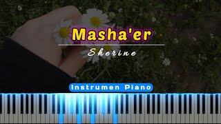 Mashaer Sherine Instrumen Karaoke Piano Lirik [upl. by Boswall]