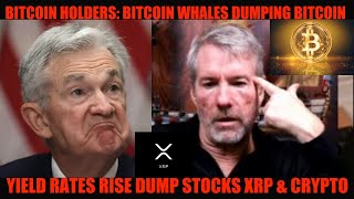 WTF BITCOIN HOLDERS BITCOIN WHALES DUMPING BITCOIN YIELD RATES RISE DUMPING STOCKS XRP amp CRYPTO [upl. by Clarabelle]