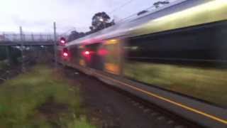 CityRail T Set races past Toongabbie [upl. by Radu]