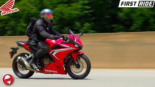 2019 Honda CBR 500R  First Ride [upl. by Yrrep323]