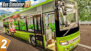 BUS SIMULATOR 21 SETRA S416 LE mit Werbung bekleben und erste Nachtfahrt  BUS SIMULATOR 2021 [upl. by Wareing943]