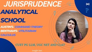 Analytical SchoolJurisprudenceJohn Austins Command theoryBenthams UtilitarianismUGC NET [upl. by Corella]