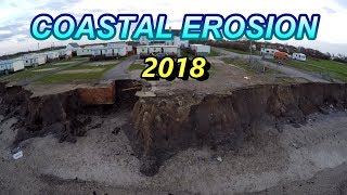 COASTAL EROSION  Ulrome amp Skipsea 2018 [upl. by Swayne]