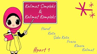 Kalimat Simpleks dan Kompleks Part 1 [upl. by Hevak43]