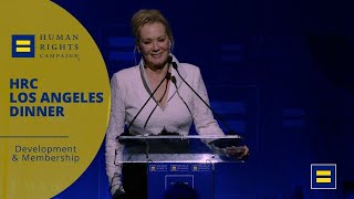 Jean Smart Receives the HRC National Equality Award at the 2024 HRC Los Angeles Dinner [upl. by Alvis]