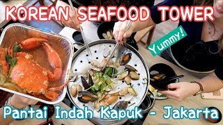 The Seafood Tower  Makan Seafood Bertumpuk  Kuliner Myfunfoodiary [upl. by Winwaloe]