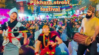 Pokhara street festival pokhara new year 2024 happynewyear [upl. by Ayotas165]