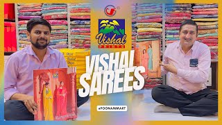 Vishal Brand Sarees at Wholesale Rates 🤩 Buy Online 🤩 All India Shipping Available 😯 [upl. by Sirovaj703]