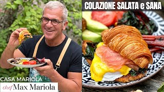 CORNETTI SALATI CON SALMONE UOVO e Salsa Olandese  Ricetta Colazione Perfetta di Chef Max Mariola [upl. by Naujek]