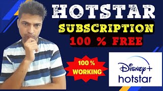 Hotstar Subscription Plan Free  Disney Hotstar Subscription Plans Free  Hotstar Subscription [upl. by Niras317]